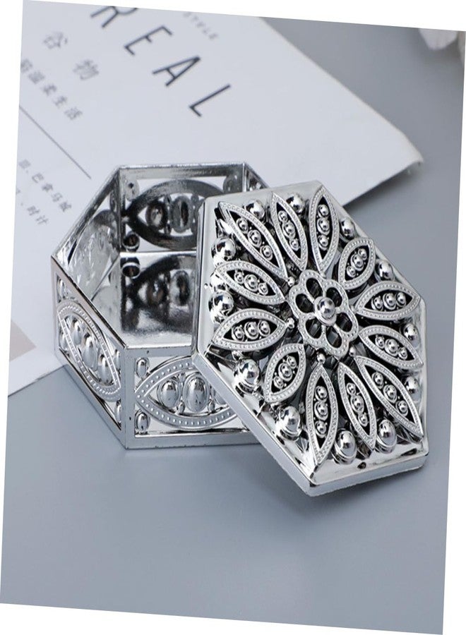 ULDIGI 12Pcs Hexagonal Candy Boxes with Cover European Style Party Favor Packaging for Weddings Birthday and Festival Celebrations - Image 4